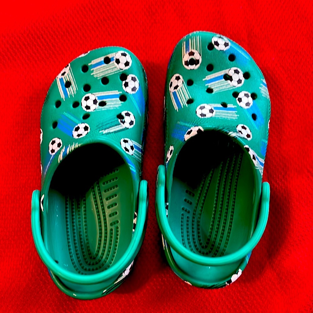 Soccer Print Crocs ⚽️